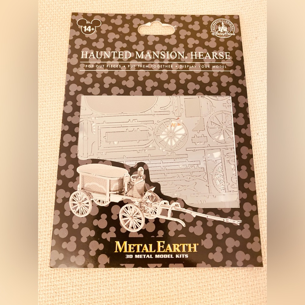 Metal Earth Haunted Mansion Hearse